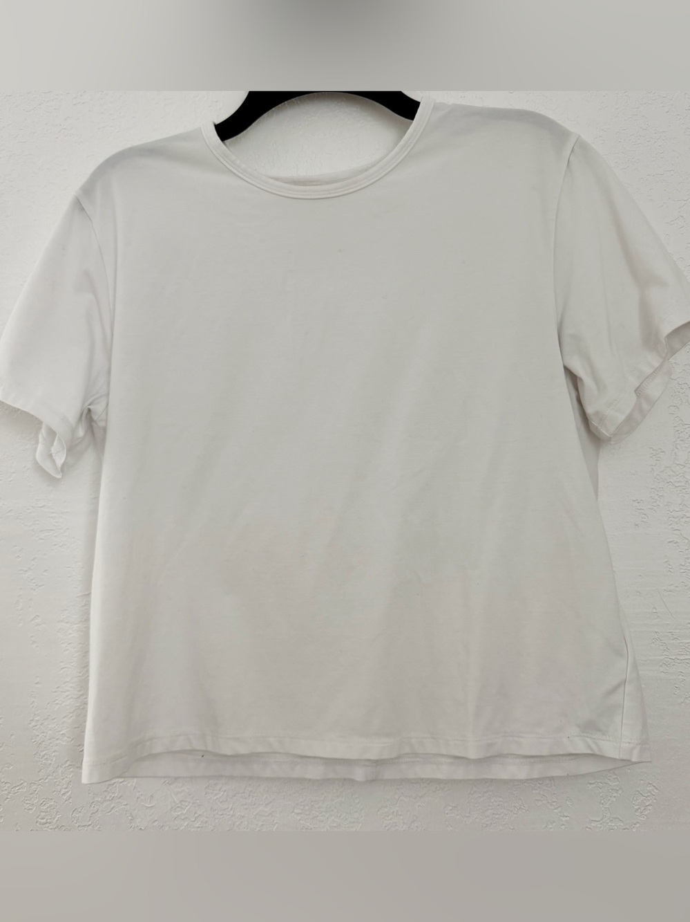 Athleta White Short Sleeve Classic Crew Tee